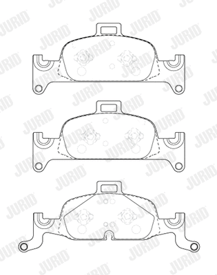 Brake Pad Set, disc brake (573627J)