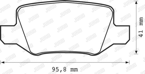 Brake Pad Set, disc brake (573082J)
