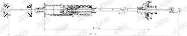 Cable Pull, clutch control (422745J)