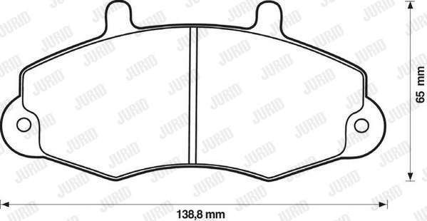 Brake Pad Set, disc brake (571745D)