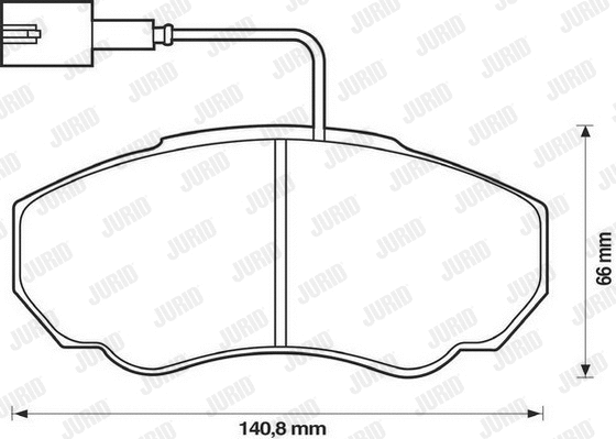 Brake Pad Set, disc brake (573113J)