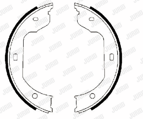 Brake Shoe Set, parking brake