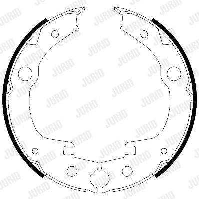 Brake Shoe Set, parking brake