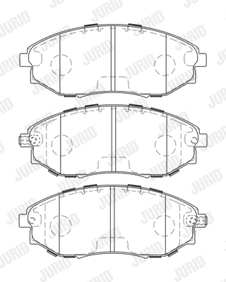 Brake Pad Set, disc brake (573751J)