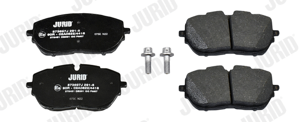Brake Pad Set, disc brake (573697J)