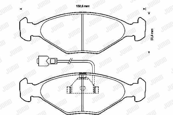 Brake Pad Set, disc brake (571818J)
