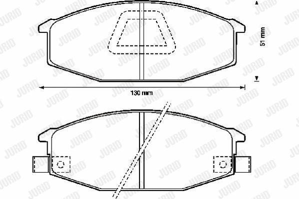 Brake Pad Set, disc brake (572314J)