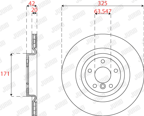 Brake Disc (563323JC)