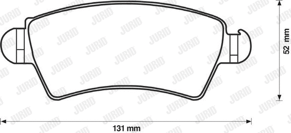 Brake Pad Set, disc brake (573036J)