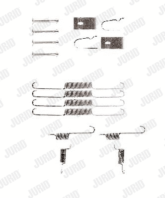 Accessory Kit, brake shoes (771092J)