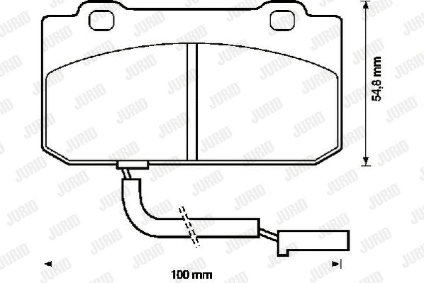 Brake Pad Set, disc brake (571467J)