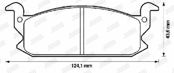 Brake Pad Set, disc brake (572262J)