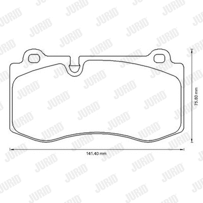 Brake Pad Set, disc brake (573178J)