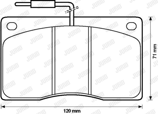 Brake Pad Set, disc brake (571321J)