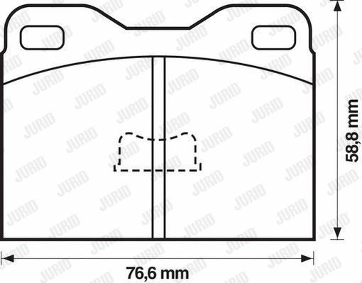 Brake Pad Set, disc brake (571245J)