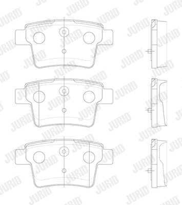 Brake Pad Set, disc brake (573218J)