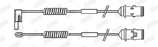 Warning Contact, brake pad wear (FAI110)