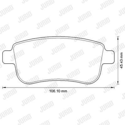 Brake Pad Set, disc brake (573286J)