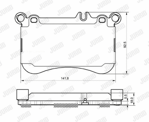 Brake Pad Set, disc brake (573356J)