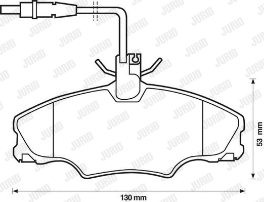 Brake Pad Set, disc brake (571897D)