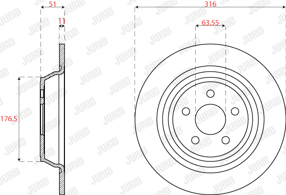 Brake Disc (563318JC)