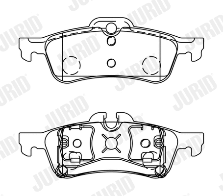 Brake Pad Set, disc brake (573056J)