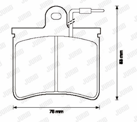 Brake Pad Set, disc brake (571296J)