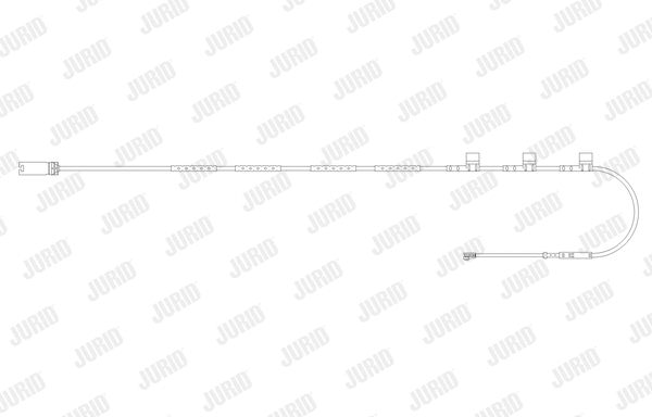Warning Contact, brake pad wear (581491)