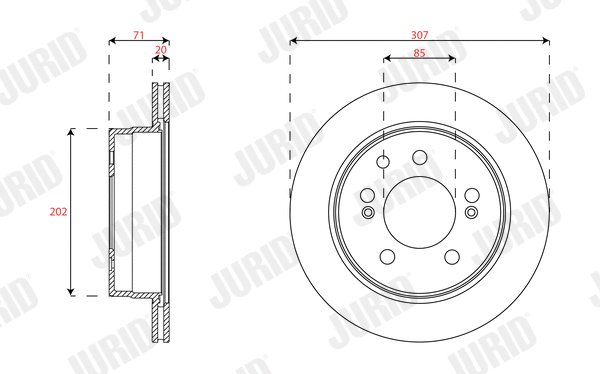 Brake Disc (563501J)