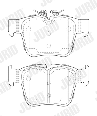 Brake Pad Set, disc brake (573803J)
