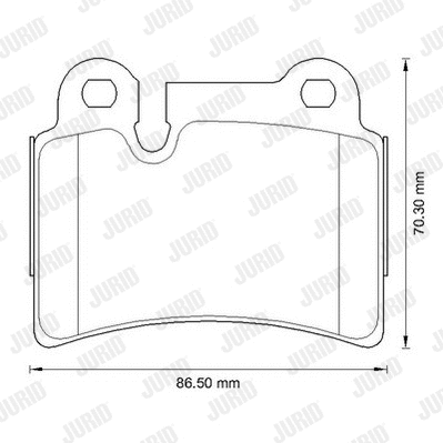 Brake Pad Set, disc brake (573297JC)