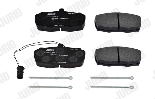 Brake Pad Set, disc brake (573943J)