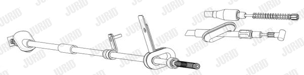 Cable Pull, parking brake (434536J)