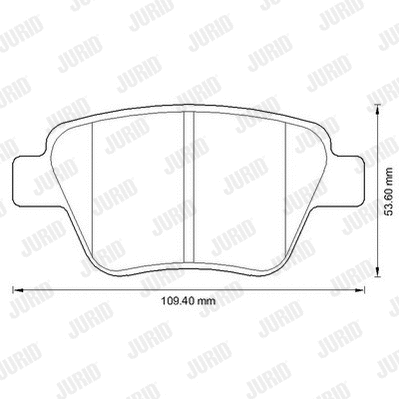 Brake Pad Set, disc brake (573312JC)