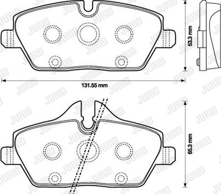 Brake Pad Set, disc brake (573137J)