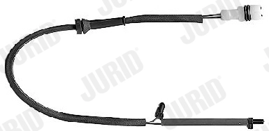 Warning Contact, brake pad wear