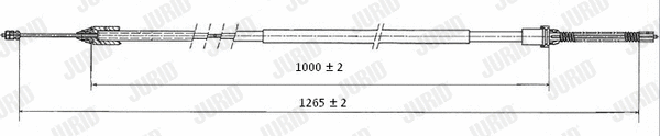 Cable Pull, parking brake (432855J)