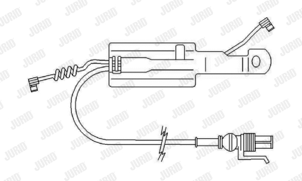 Warning Contact, brake pad wear (FAI168)