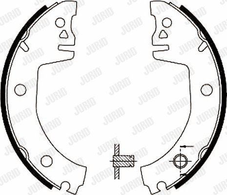 Brake Shoe Set (361535J)