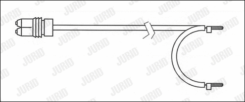 Warning Contact, brake pad wear (581508)