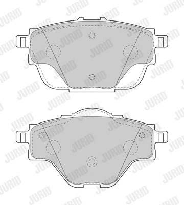 Brake Pad Set, disc brake (573622J)