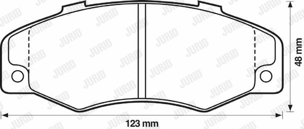Brake Pad Set, disc brake (571339D)