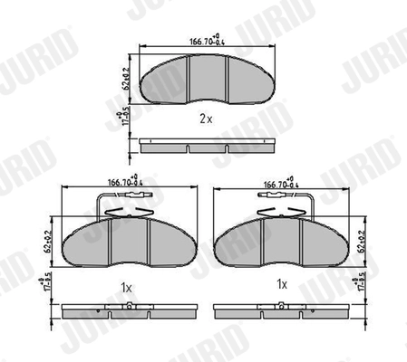 Brake Pad Set, disc brake