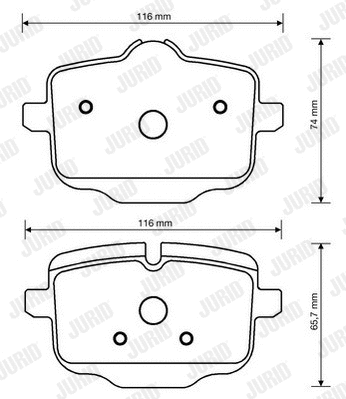 Brake Pad Set, disc brake (573353J)