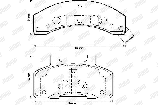 Brake Pad Set, disc brake (571520J)