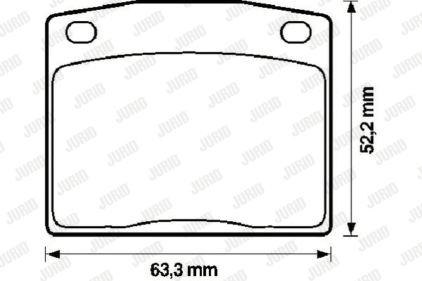 Brake Pad Set, disc brake (572106J)