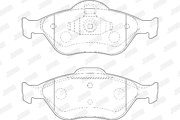 Brake Pad Set, disc brake (573041D)
