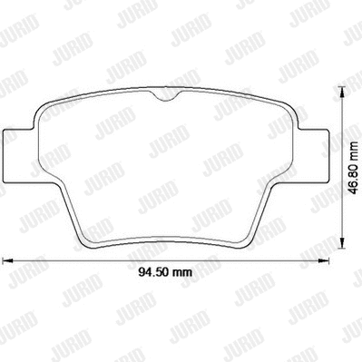 Brake Pad Set, disc brake (573235JC)
