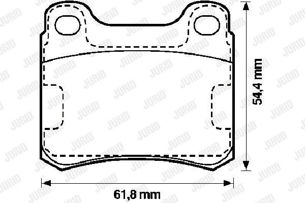 Brake Pad Set, disc brake (571555J)