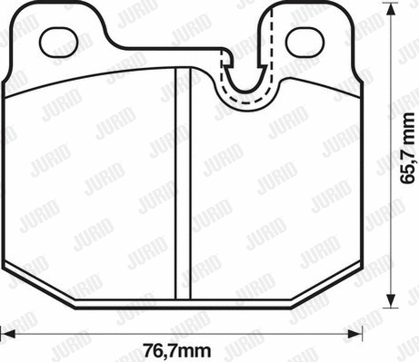 Brake Pad Set, disc brake (571271D)